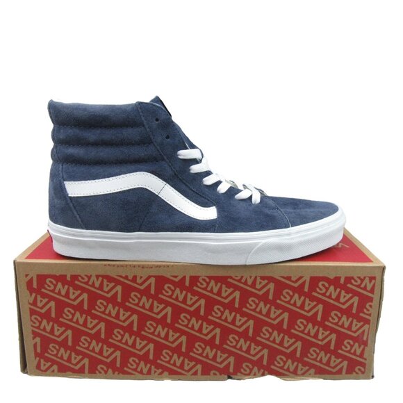 Vans Other - Vans Sk8-Hi Suede Sneakers Mens Size 11.5 Indigo Blue NEW